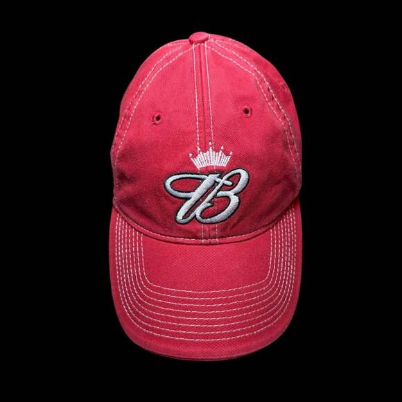 Budweiser Other - Budweiser Game Time Red Crown Logo Baseball Hat Cap Adjustable